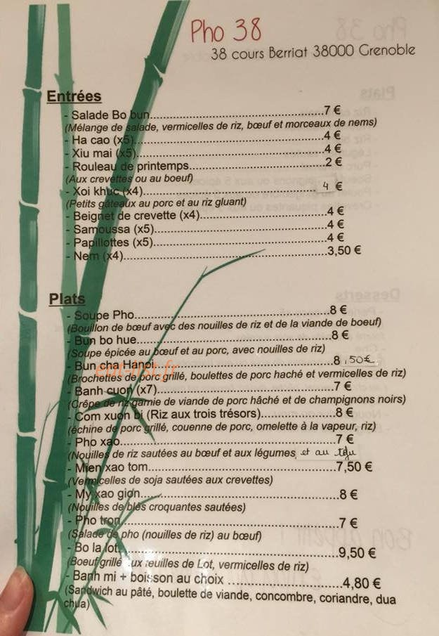 Pho 38 — carte page 1