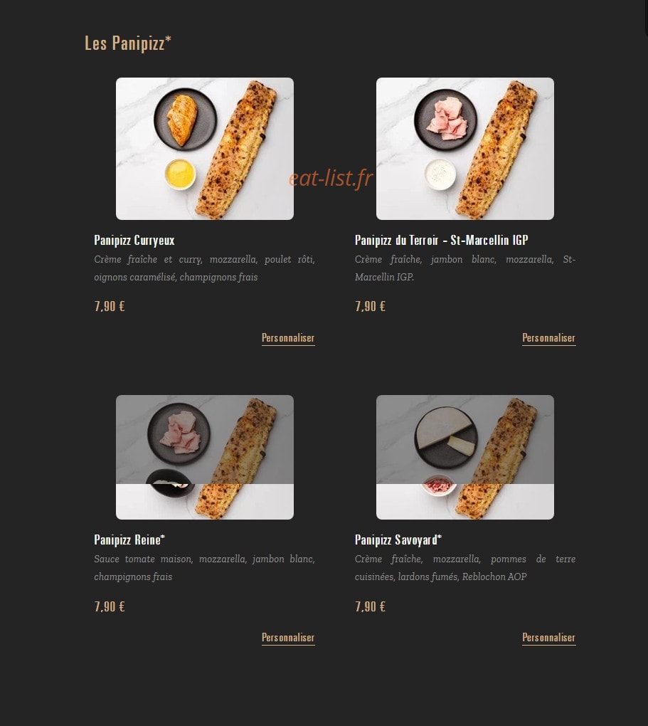 Pizza Cosy — carte page 5