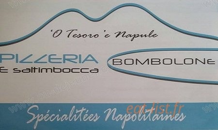 Pizzeria Bombolone — carte page 1