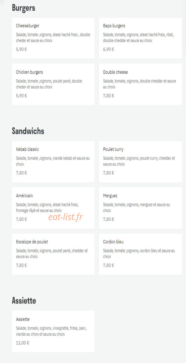 Planete Tacos — carte page 6