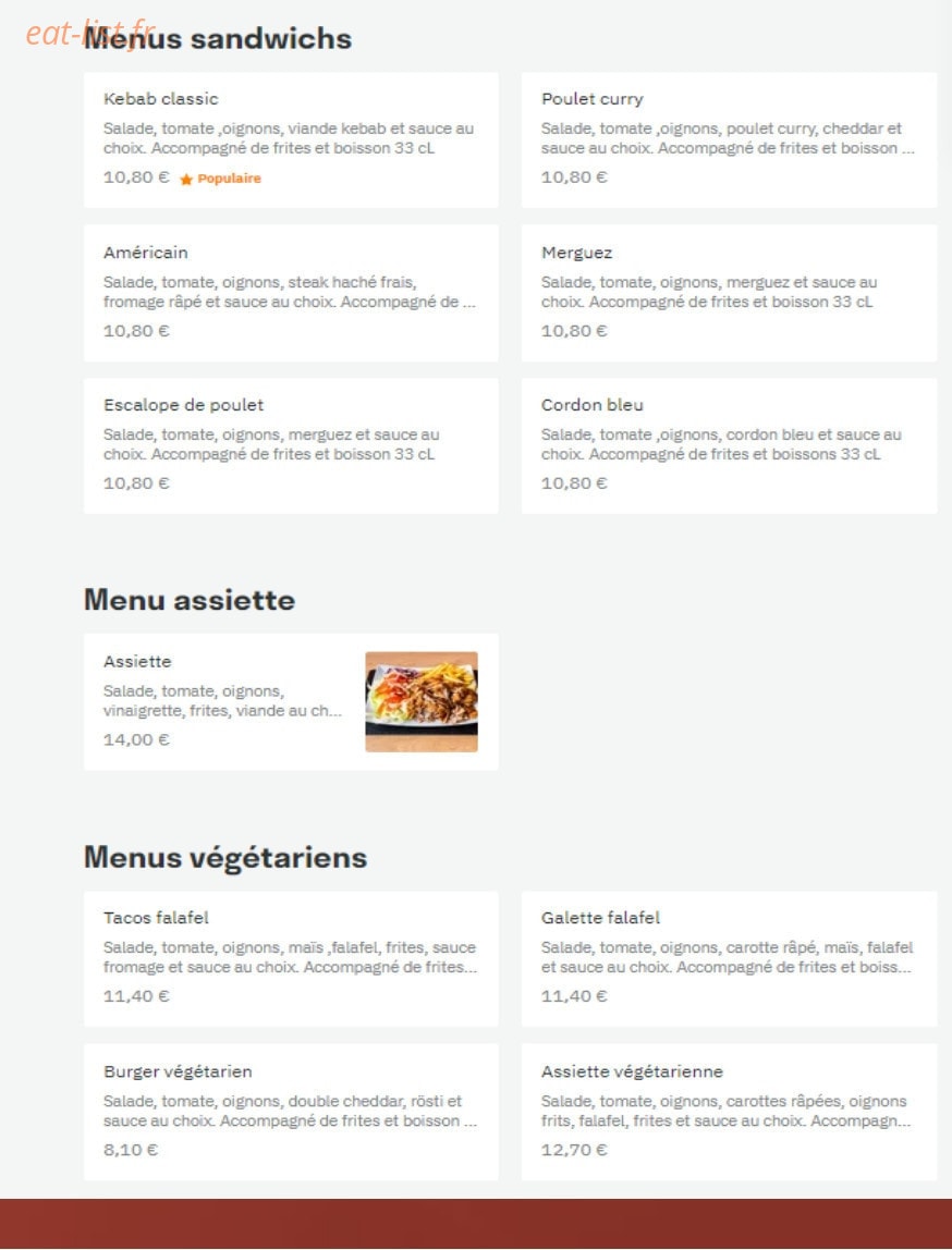 Planete Tacos — carte page 2