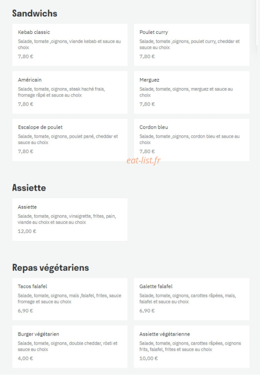 Planete Tacos — carte page 3