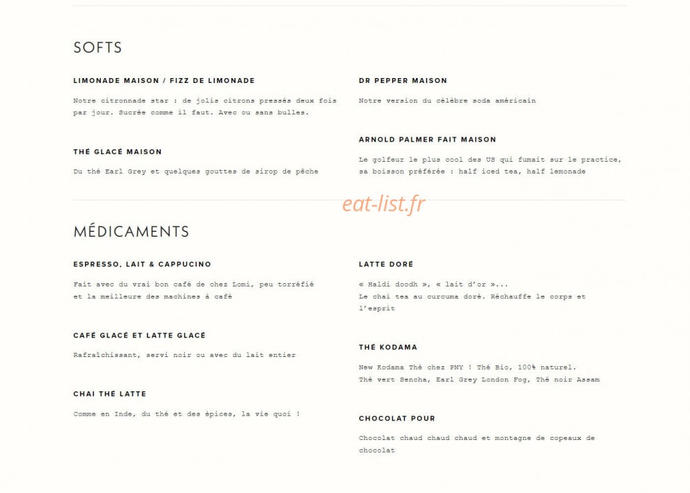 Pny Burger — carte page 7