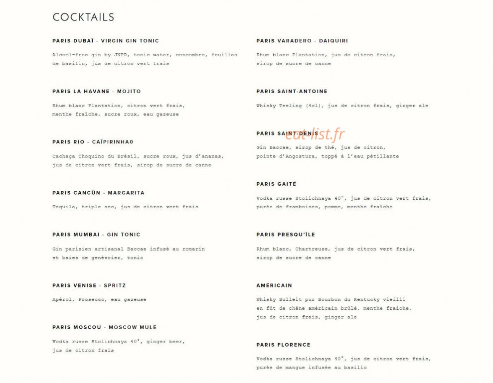 Pny Burger — carte page 5
