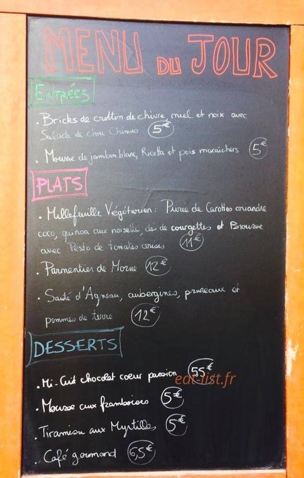 Point Bar — carte page 1