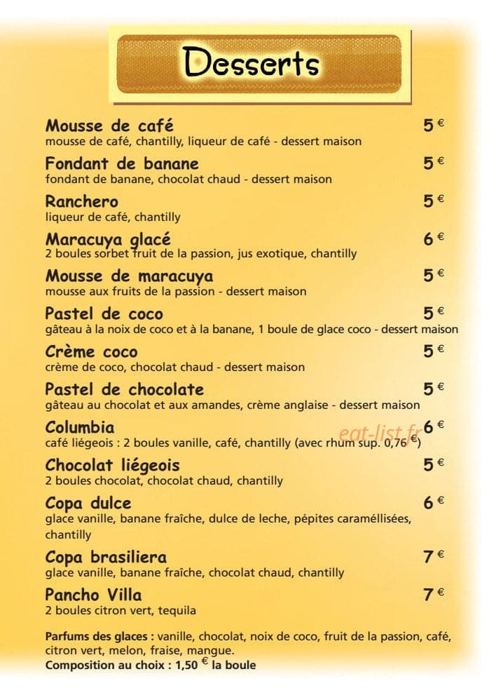 Restaurant Kori Tika — carte page 11