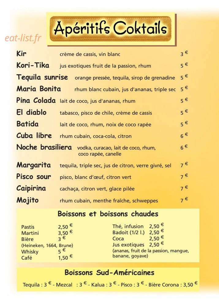 Restaurant Kori Tika — carte page 10