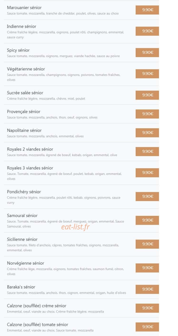 Sharaf food — carte page 4