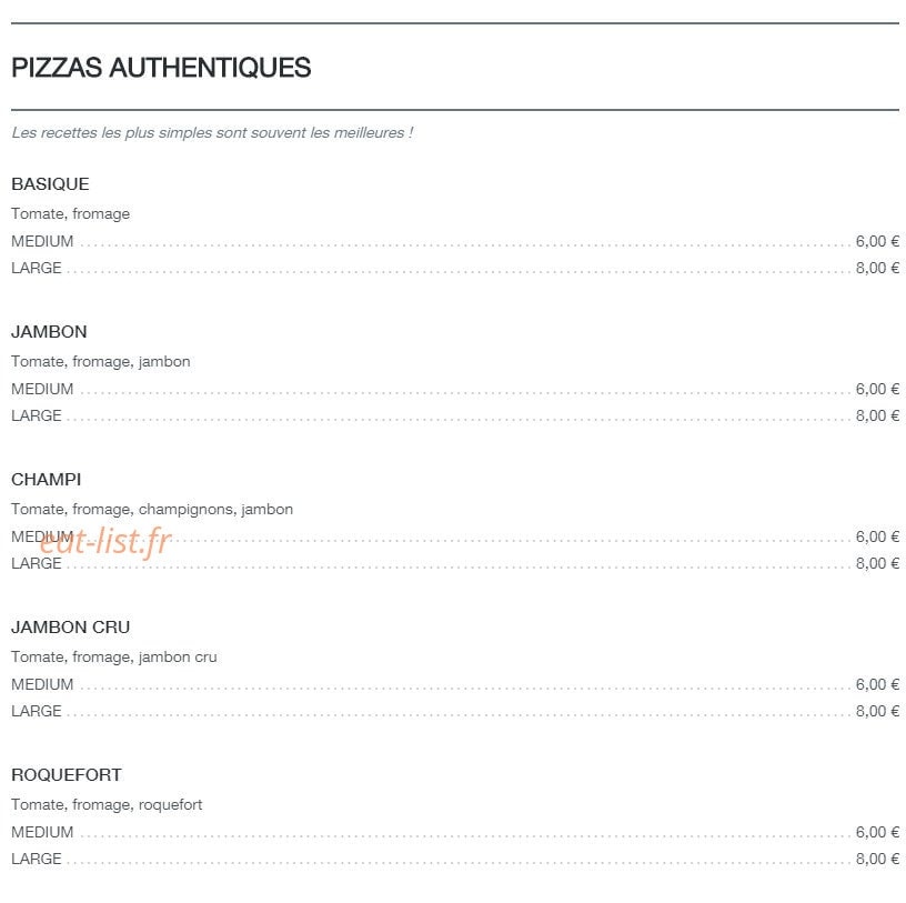 SOS Apero — carte page 1