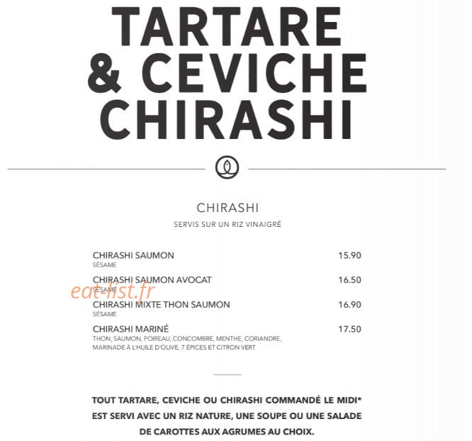 Sushi Shop — carte page 30