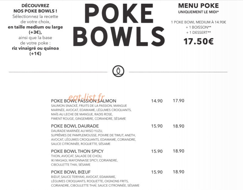 Sushi Shop — carte page 32