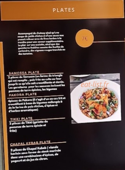 Tikka Fast Food — carte page 3