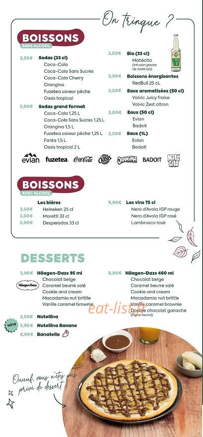 Tutti Pizza — carte page 6