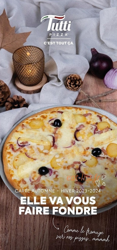 Tutti Pizza — carte page 1