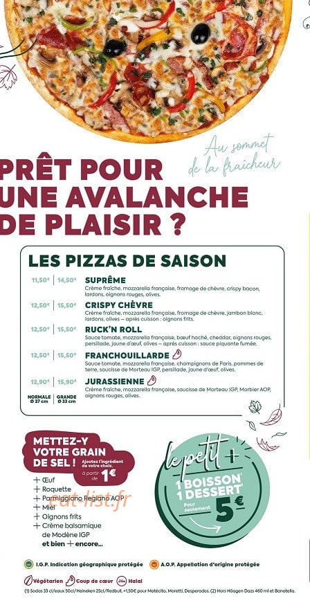 Tutti Pizza — carte page 5