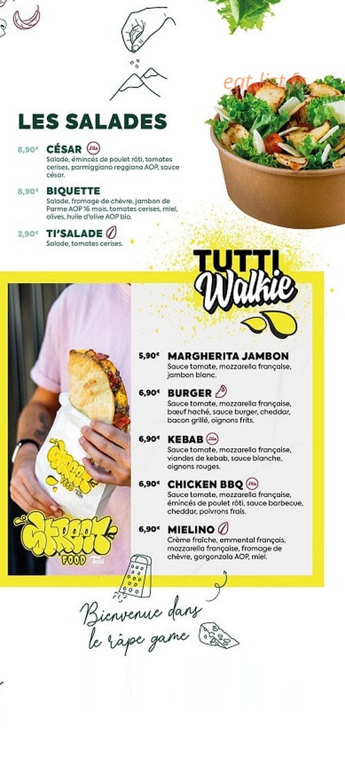 Tutti Pizza — carte page 3