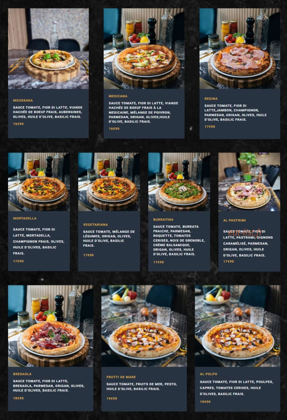 Vero Gusto — carte page 2