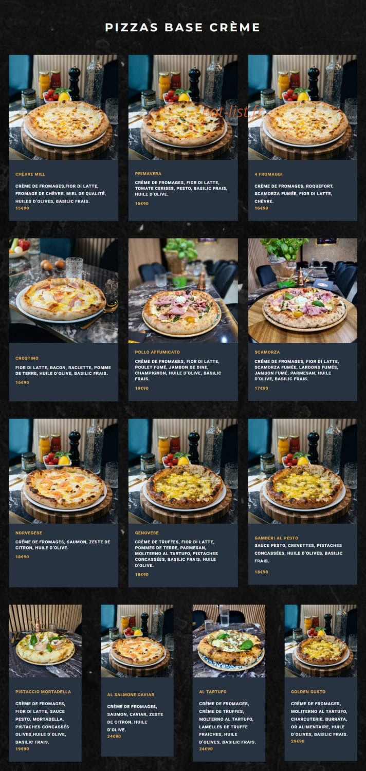 Vero Gusto — carte page 3