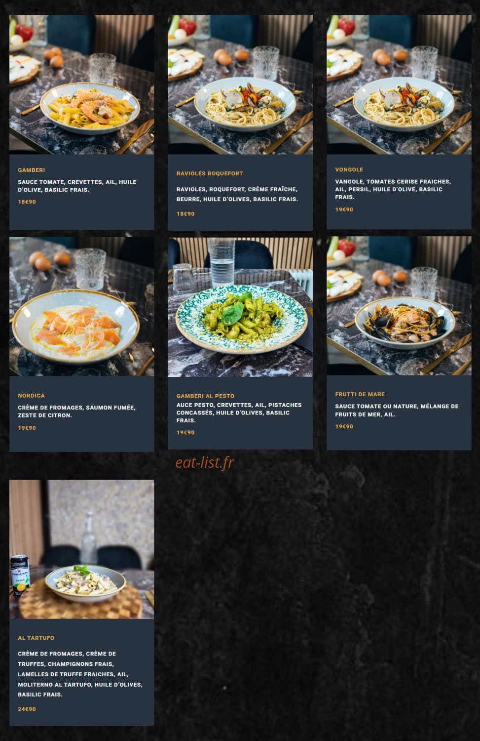 Vero Gusto — carte page 5