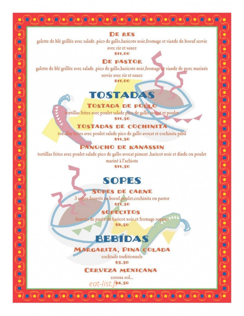 Viva mexico — carte page 4