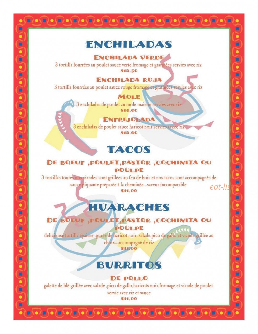 Viva mexico — carte page 1