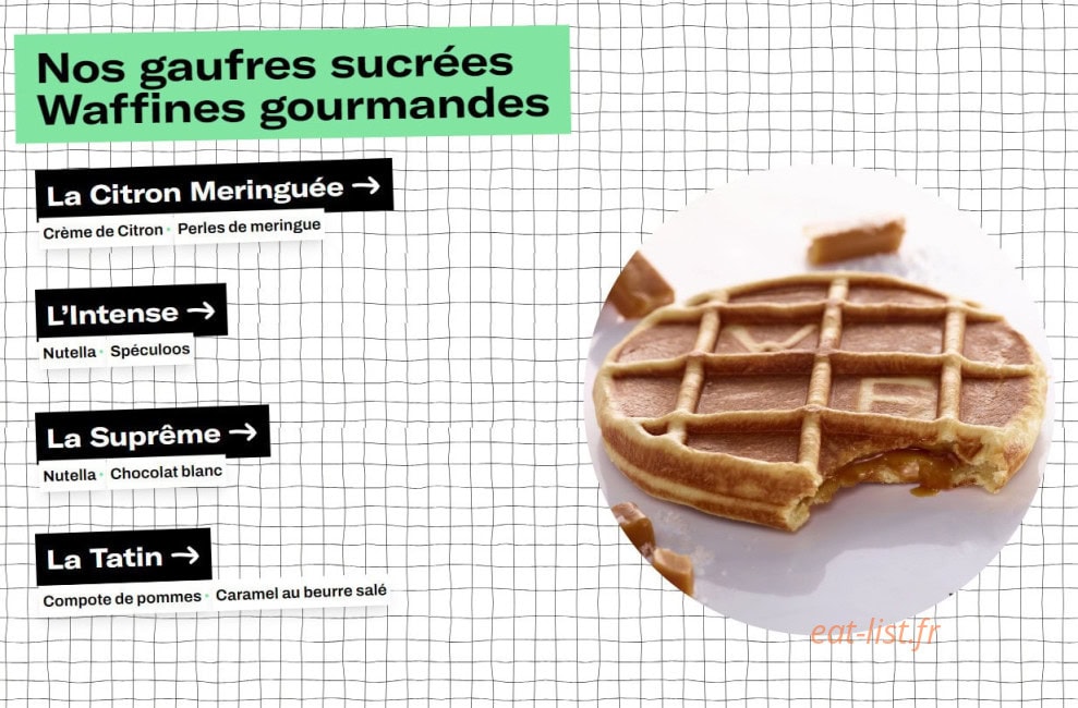 Waffle Factory — carte page 6