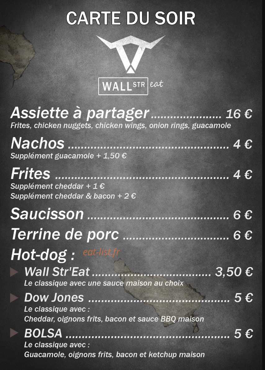 Wallstreat — carte page 1