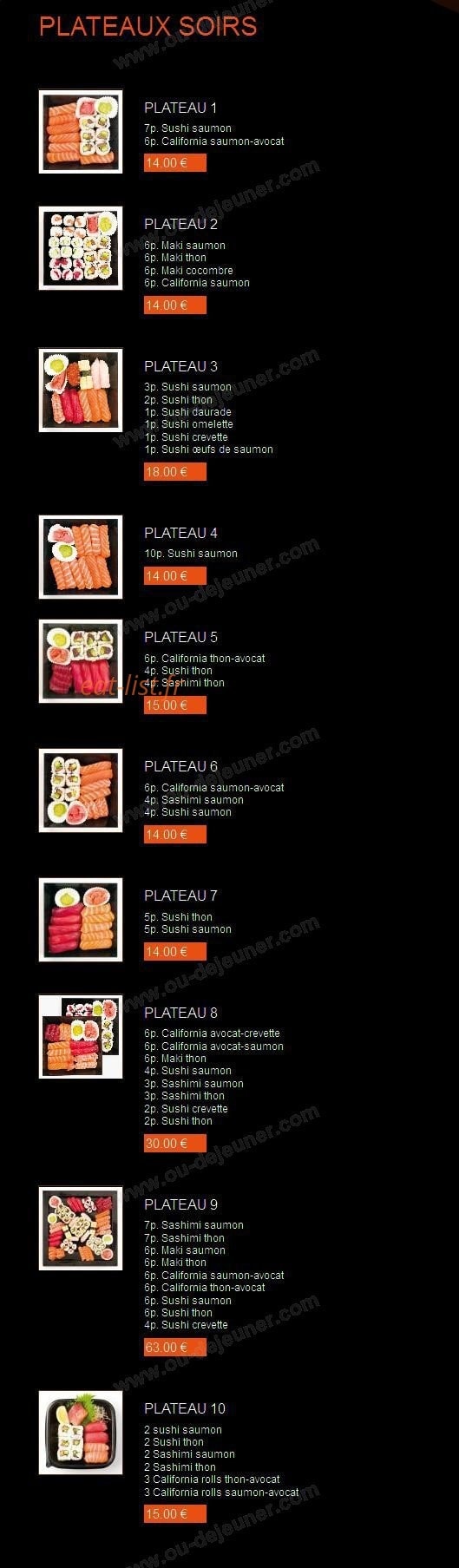 Yummy Sushi — carte page 12