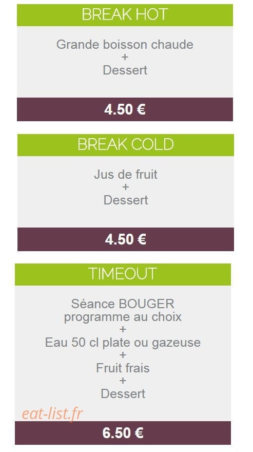 Culture food — carte page 5