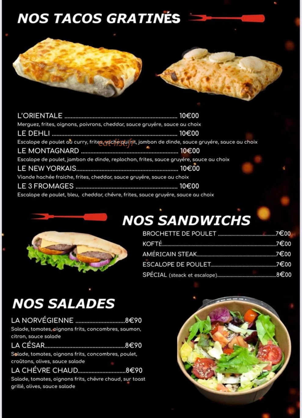 KB House & Grill — carte page 4