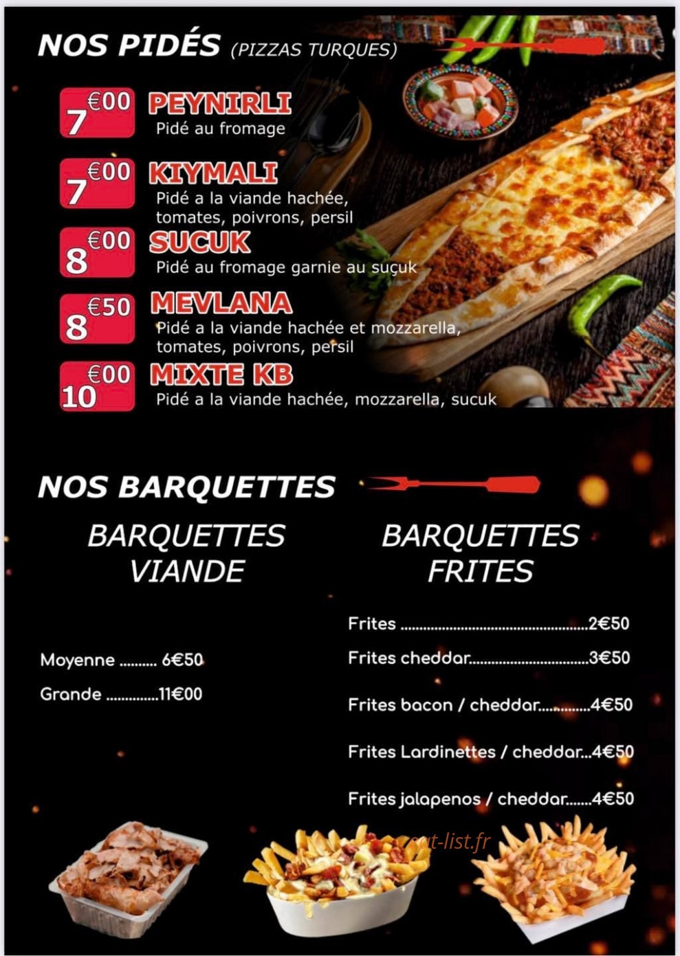KB House & Grill — carte page 2