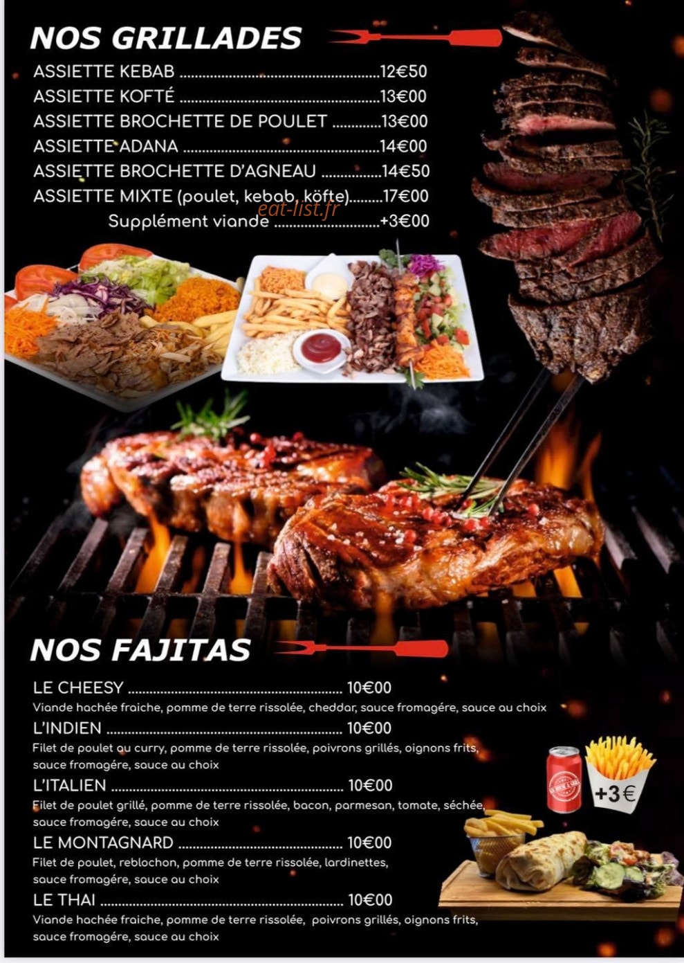 KB House & Grill — carte page 6