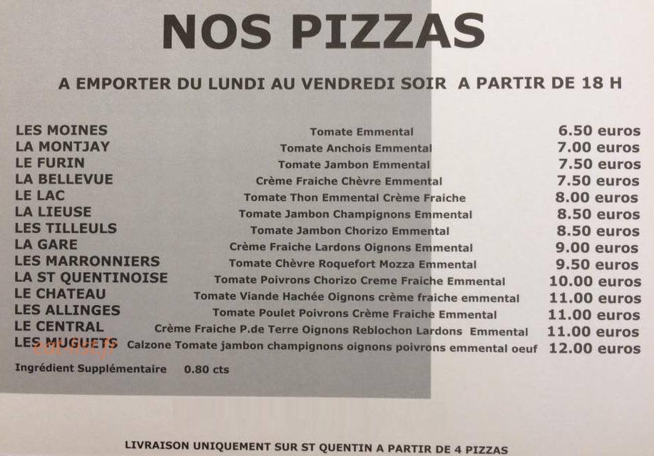 Le Central — carte page 1