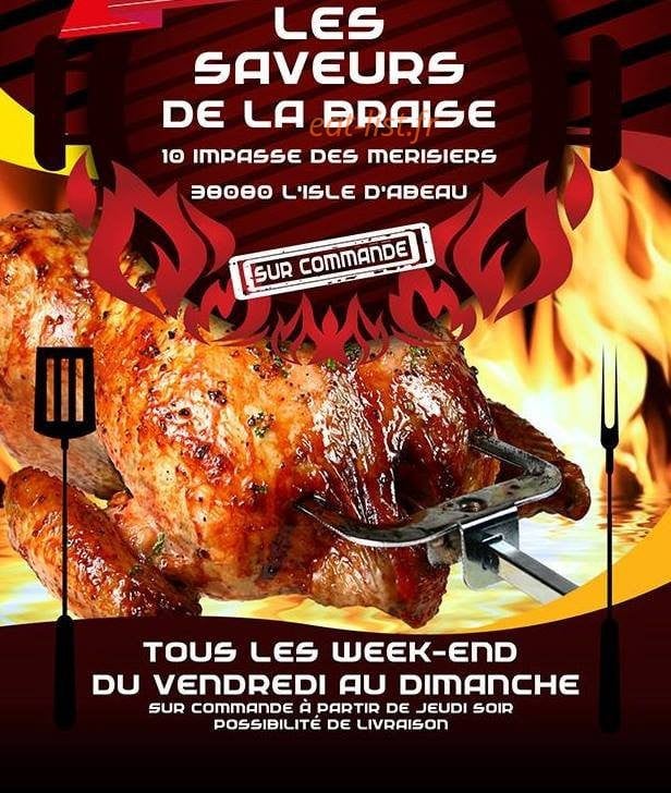 Les Saveur De La Braise — carte page 1