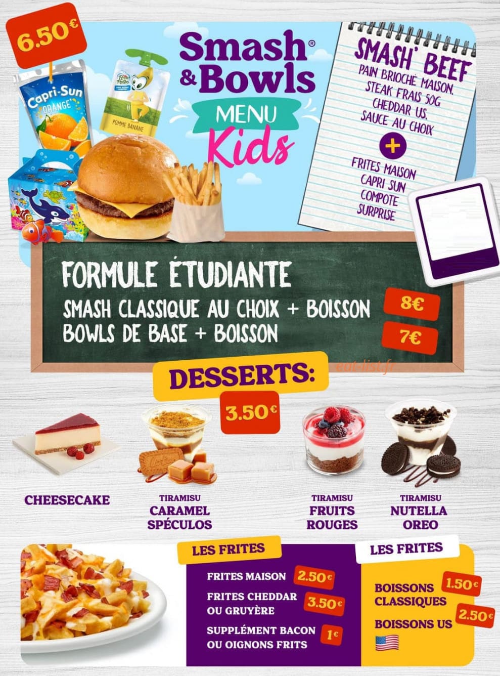 Smash&Bowls — carte page 4