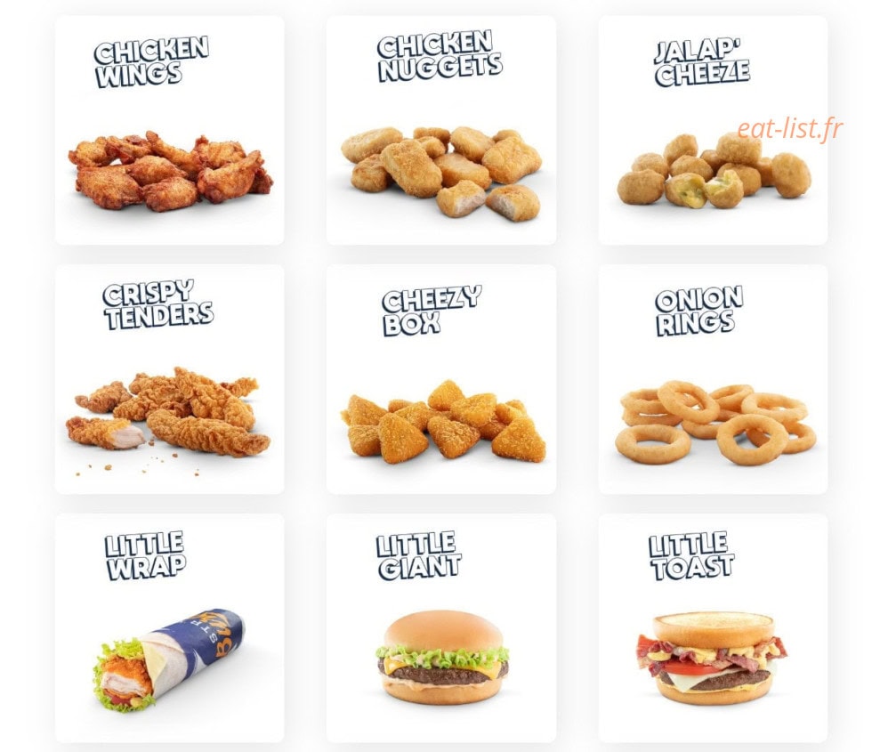 Str'eat Burger — carte page 5