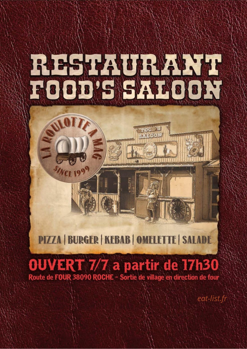 Food'saloon — carte page 1