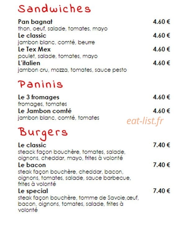 101 Express — carte page 1