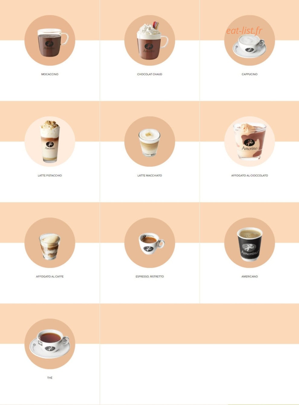 Amorino — carte page 5