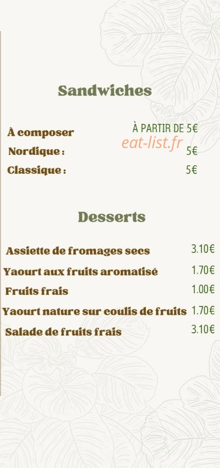 C'ci Gourmand — carte page 3
