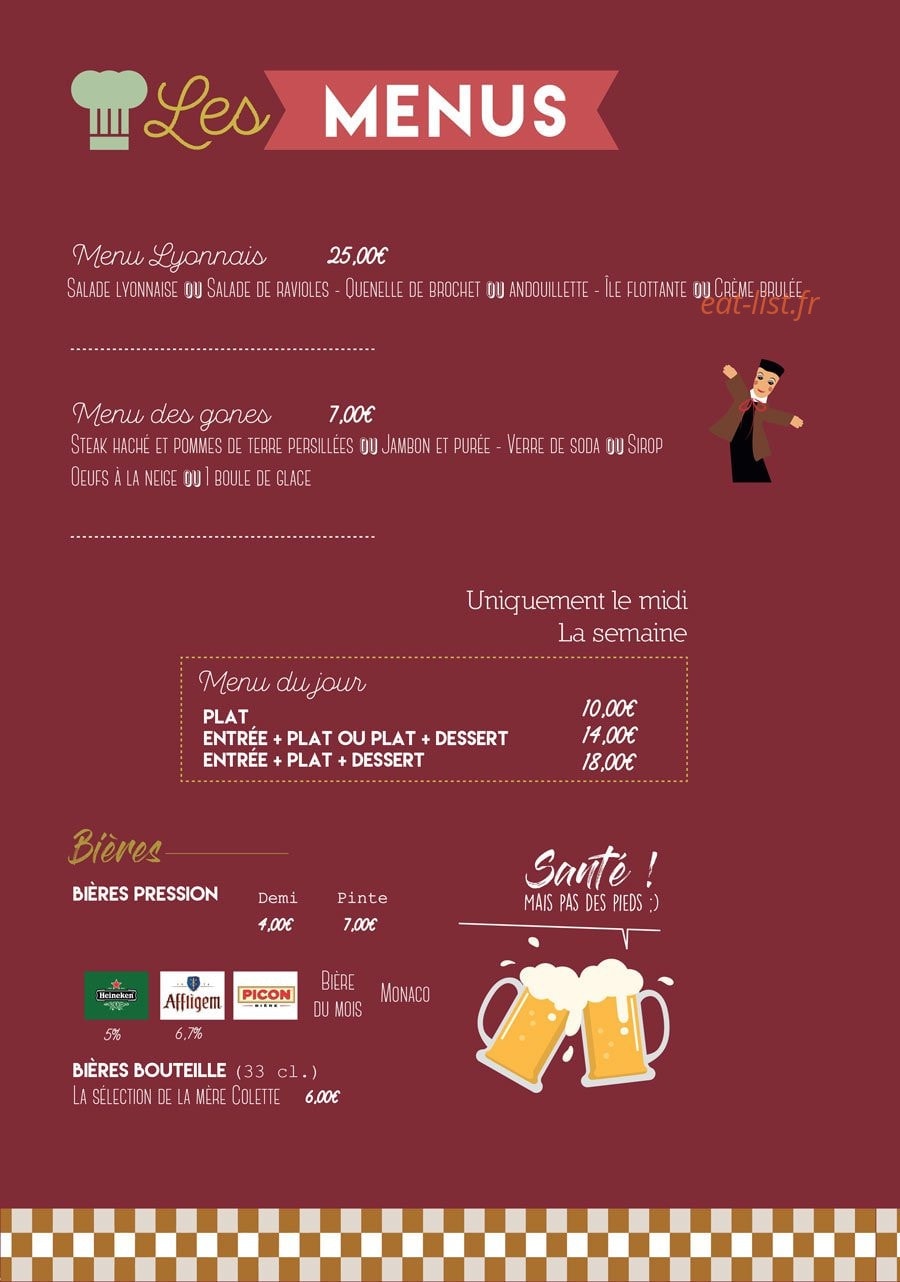Colette The Village — carte page 4