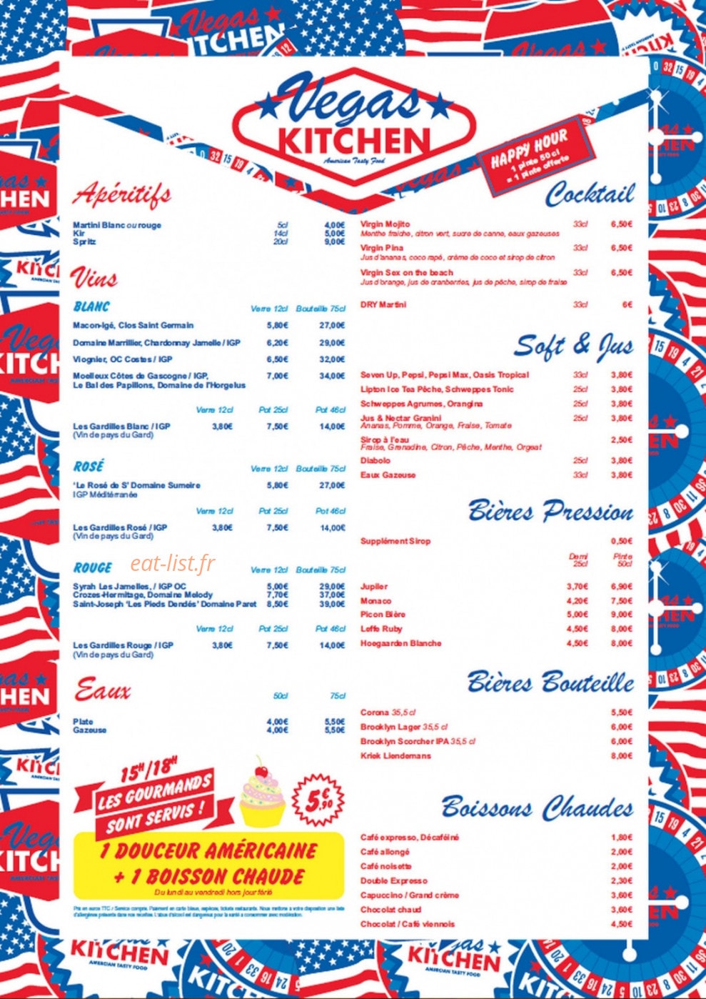 Vegas Kitchen — carte page 2