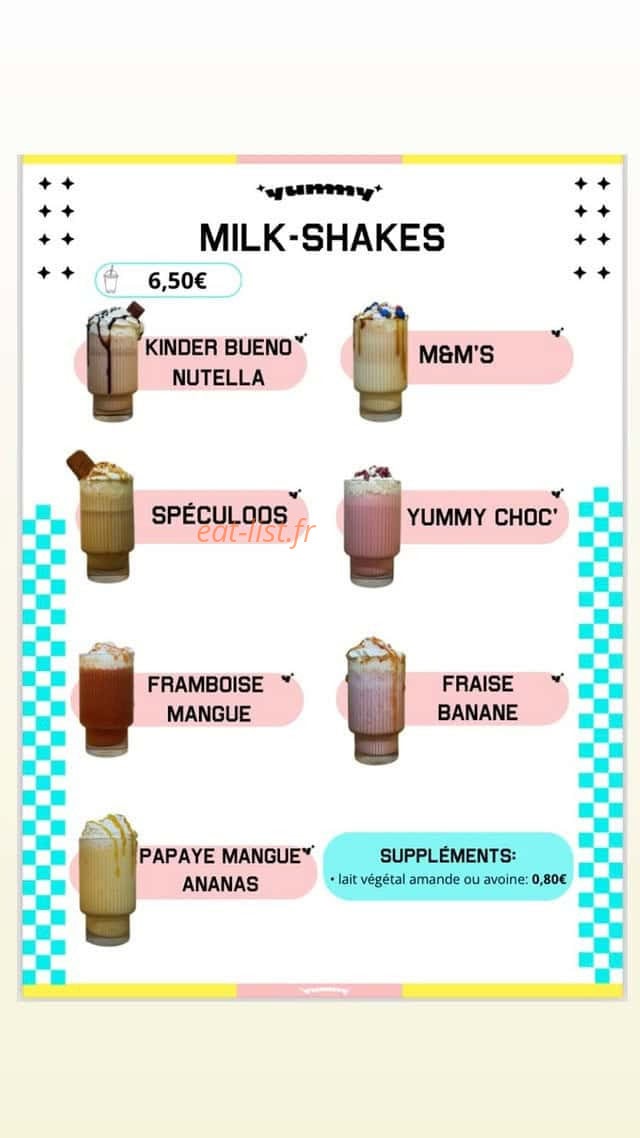 Yummi — carte page 6