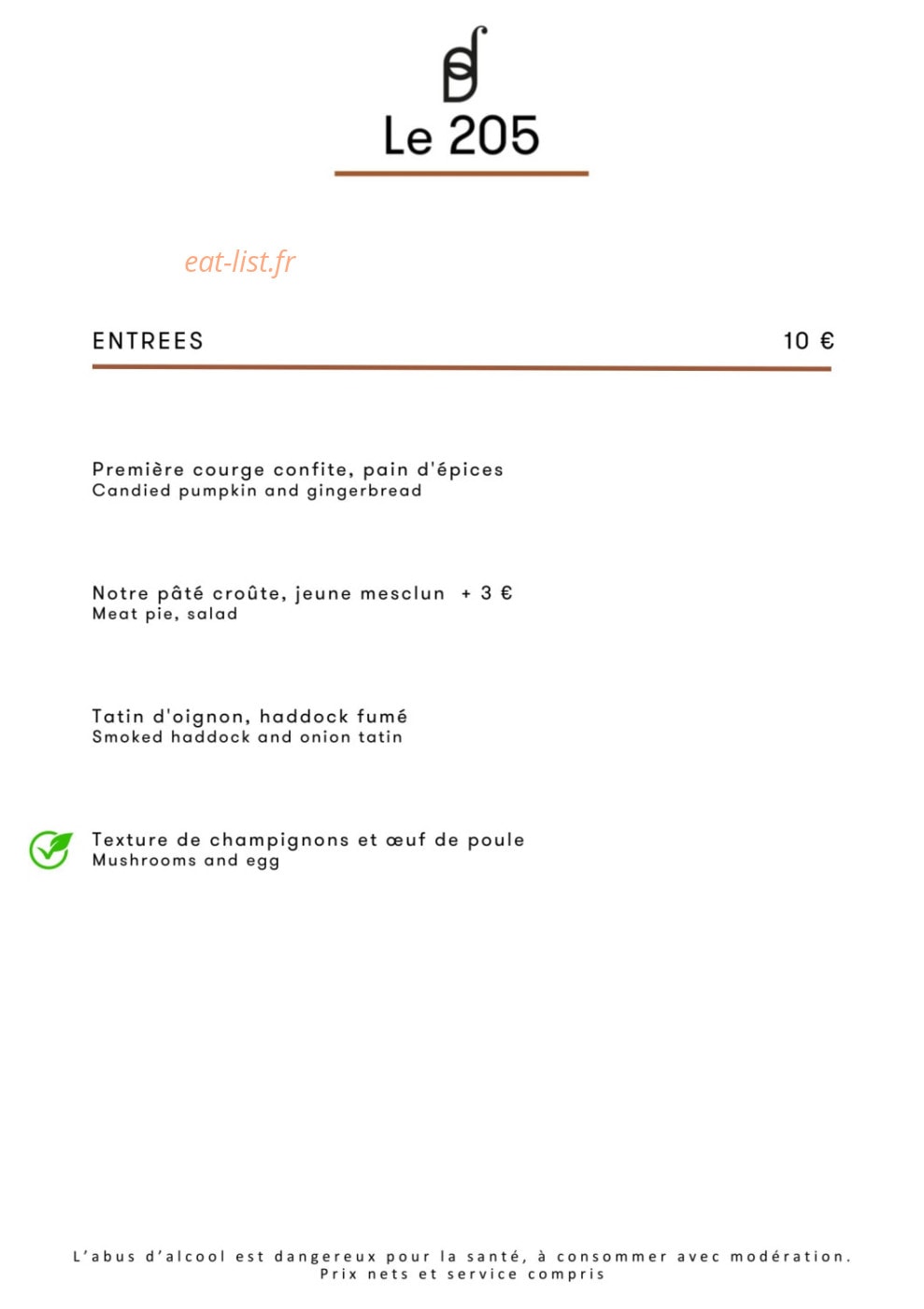 Le 205 — carte page 3