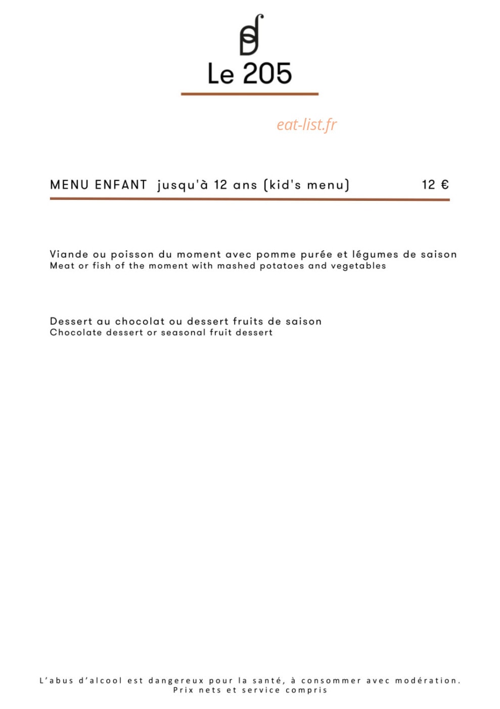 Le 205 — carte page 6