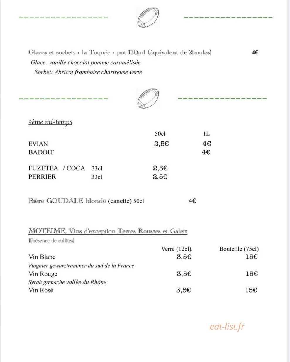 L’Ovalie — carte page 2