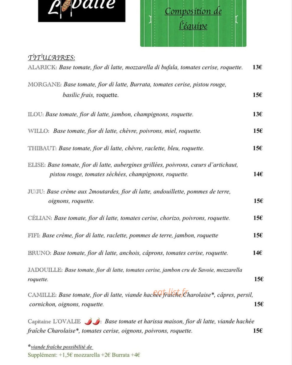 L’Ovalie — carte page 1