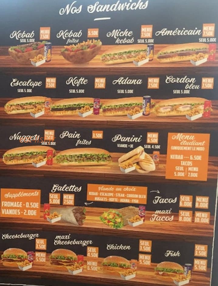 Kebab Istanbul — carte page 3