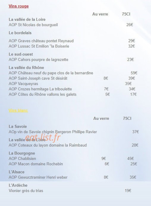 L'Oie'Z'Haut — carte page 5