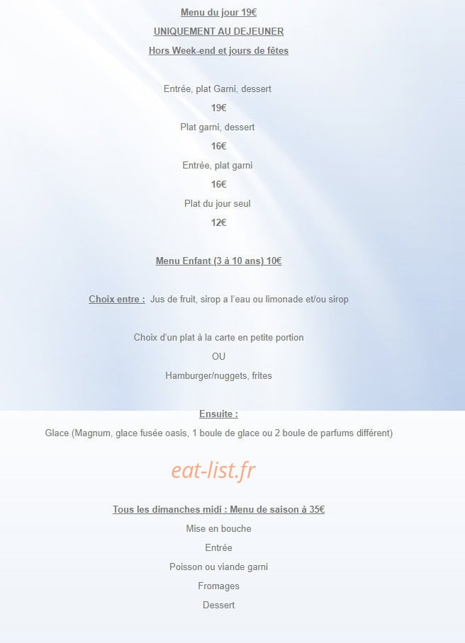 L'Oie'Z'Haut — carte page 2
